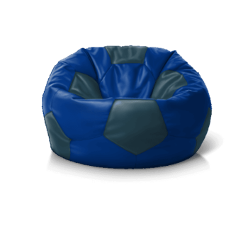 Замовляйте 'Крісло м''яч Blue + Midnight Blue': безкаркасні меблі для відпочинку, зручна посадка.
